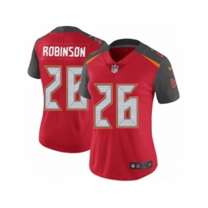 Women's Nike Tampa Bay Buccaneers #26 Josh Robinson Vapor Untouchable Limited Red Team Color NFL Jersey