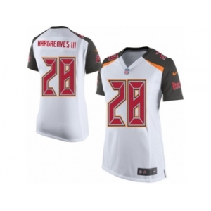 Women's Nike Tampa Bay Buccaneers #28 Vernon Hargreaves III Game White NFL Jersey