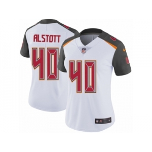 Women's Nike Tampa Bay Buccaneers #40 Mike Alstott Vapor Untouchable Limited White NFL Jersey