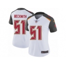 Women's Nike Tampa Bay Buccaneers #51 Kendell Beckwith Vapor Untouchable Limited White NFL Jersey