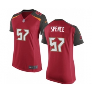 Women's Nike Tampa Bay Buccaneers #57 Noah Spence Red Team Color NFL Jersey
