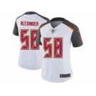 Women's Nike Tampa Bay Buccaneers #58 Kwon Alexander Vapor Untouchable Limited White NFL Jersey