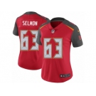 Women's Nike Tampa Bay Buccaneers #63 Lee Roy Selmon Vapor Untouchable Limited Red Team Color NFL Jersey