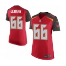 Women's Nike Tampa Bay Buccaneers #66 Ryan Jensen Game Red Team Color NFL Jersey