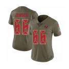 Women's Nike Tampa Bay Buccaneers #66 Ryan Jensen Limited Olive 2017 Salute to Service NFL Jersey