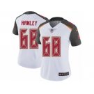 Women's Nike Tampa Bay Buccaneers #68 Joe Hawley Vapor Untouchable Limited White NFL Jersey