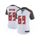 Women's Nike Tampa Bay Buccaneers #69 Demar Dotson Vapor Untouchable Limited White NFL Jersey