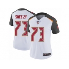 Women's Nike Tampa Bay Buccaneers #73 J. R. Sweezy Vapor Untouchable Limited White NFL Jersey