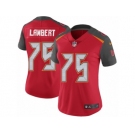 Women's Nike Tampa Bay Buccaneers #75 Davonte Lambert Vapor Untouchable Limited Red Team Color NFL Jersey