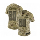 Women's Nike Tampa Bay Buccaneers #80 O. J. Howard Limited Camo 2018 Salute to Service NFL Jersey