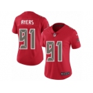 Women's Nike Tampa Bay Buccaneers #91 Robert Ayers Limited Red Rush NFL Jersey