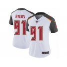 Women's Nike Tampa Bay Buccaneers #91 Robert Ayers Vapor Untouchable Limited White NFL Jersey