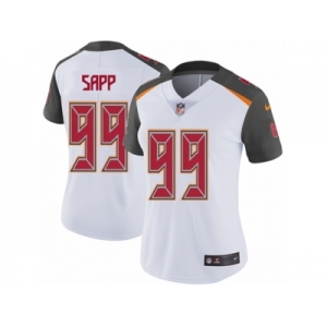 Women's Nike Tampa Bay Buccaneers #99 Warren Sapp Vapor Untouchable Limited White NFL Jersey