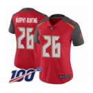 Women's Tampa Bay Buccaneers #26 Sean Murphy-Bunting Red Team Color Vapor Untouchable Limited Player 100th Season Football Jersey
