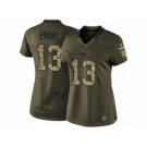 nike women nfl jerseys tampa bay buccaneers #13 evans army green[nike Limited Salute To Service]