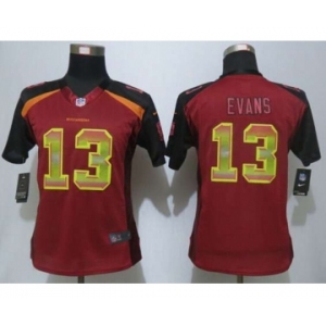 nike women nfl jerseys tampa bay buccaneers #13 evans red[Strobe Limited]