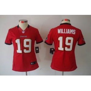 nike women nfl jerseys tampa bay buccaneers #19 williams red[nike limited]