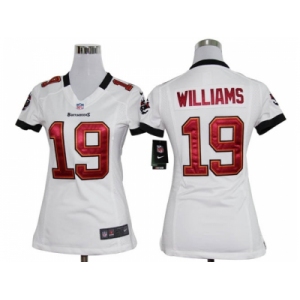 nike women nfl jerseys tampa bay buccaneers #19 williams white[nike]