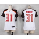 nike women nfl jerseys tampa bay buccaneers #31 wright white[nike]