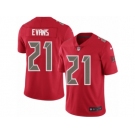 Youth Nike Tampa Bay Buccaneers #21 Justin Evans Limited Red Rush Vapor Untouchable NFL Jersey