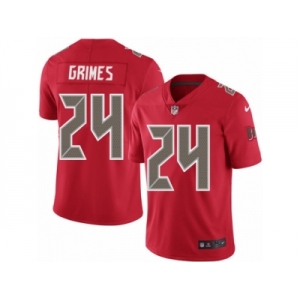 Youth Nike Tampa Bay Buccaneers #24 Brent Grimes Limited Red Rush NFL Jersey