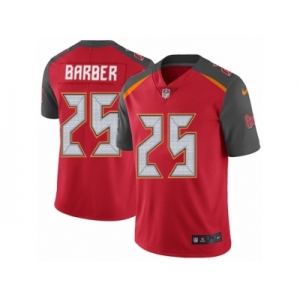 Youth Nike Tampa Bay Buccaneers #25 Peyton Barber Red Team Color Vapor Untouchable Limited Player NFL Jersey