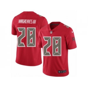 Youth Nike Tampa Bay Buccaneers #28 Vernon Hargreaves III Limited Red Rush NFL Jersey