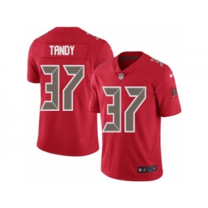 Youth Nike Tampa Bay Buccaneers #37 Keith Tandy Limited Red Rush NFL Jersey
