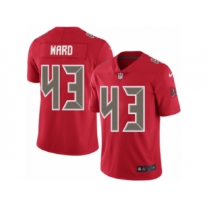 Youth Nike Tampa Bay Buccaneers #43 T.J. Ward Limited Red Rush Vapor Untouchable NFL Jersey