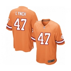 Youth Nike Tampa Bay Buccaneers #47 John Lynch Limited Orange Glaze Alternate NFL Jersey