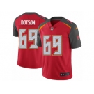 Youth Nike Tampa Bay Buccaneers #69 Demar Dotson Vapor Untouchable Limited Red Team Color NFL Jersey