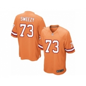 Youth Nike Tampa Bay Buccaneers #73 J. R. Sweezy Limited Orange Glaze Alternate NFL Jersey