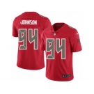 Youth Nike Tampa Bay Buccaneers #94 George Johnson Limited Red Rush NFL Jersey