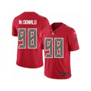 Youth Nike Tampa Bay Buccaneers #98 Clinton McDonald Limited Red Rush NFL Jersey