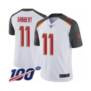 Youth Tampa Bay Buccaneers #11 Blaine Gabbert White Vapor Untouchable Limited Player 100th Season Football Jersey