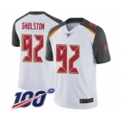 Youth Tampa Bay Buccaneers #92 William Gholston White Vapor Untouchable Limited Player 100th Season Football Jersey