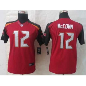 nike youth nfl jerseys tampa bay buccaneers #12 mccown red[nike limited][2014 new]