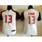 nike youth nfl jerseys tampa bay buccaneers #13 evans white[nike]