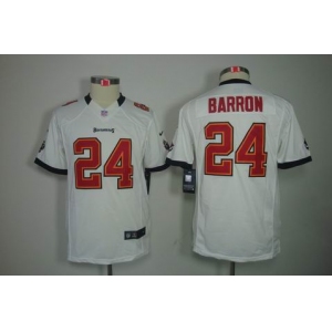 nike youth nfl jerseys tampa bay buccaneers #24 banrron white[nike]
