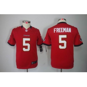 nike youth nfl jerseys tampa bay buccaneers #5 freeman red[nike limited]