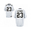 Men Nike New Orleans Saints #23 Marshon Lattimore Game White NFL Jersey