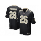 Men Nike New Orleans Saints #26 P. J. Williams Game Black Team Color NFL Jersey