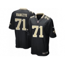 Men's New Orleans Saints #71 Ryan Ramczyk Nike Black 2017 Draft Pick Game Jersey