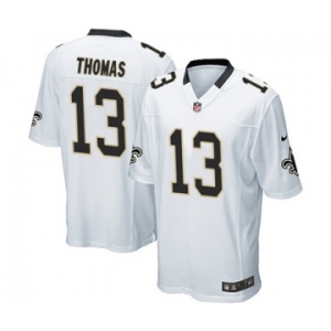 Men's Nike New Orleans Saints #13 Michael Thomas Game White NFL Jersey