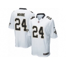 Men's Nike New Orleans Saints #24 Sterling Moore Game White NFL Jersey