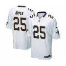 Men's Nike New Orleans Saints #25 Eli Apple Game White NFL Jersey