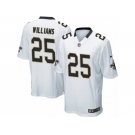 Men's Nike New Orleans Saints #25 P. J. Williams Game White NFL Jersey