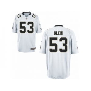 Men's Nike New Orleans Saints #53 A.J. Klein Game White NFL Jersey