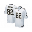 Men's Nike New Orleans Saints #82 Coby Fleener Game White NFL Jersey