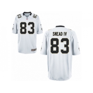 Men's Nike New Orleans Saints #83 Willie Snead IV Game White NFL Jersey